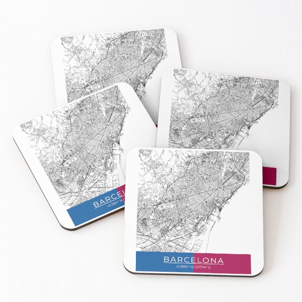 Item preview, Barcelona Map designed and sold by Ananas artist.