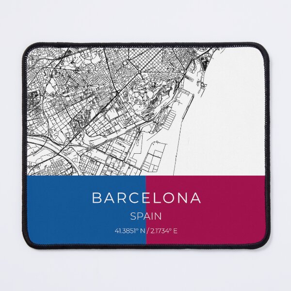 Item preview, Barcelona Map designed and sold by Ananas artist.