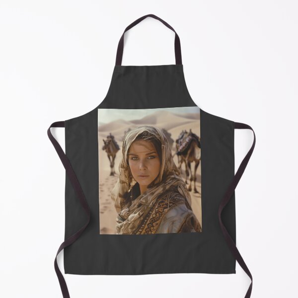 Item preview, Caravan Leader – A Fearless Woman Guiding the Desert Journey designed and sold by ArtVibeCo.