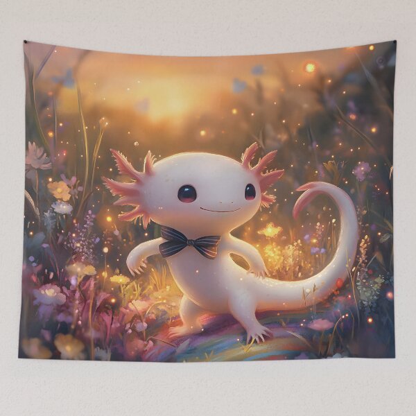 Item preview, Twilight Axolotl’s Enchanted Stroll designed and sold by AI-Only Creations.