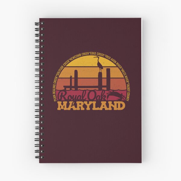 Item preview, Royal Oak Maryland Sunset Retro Local Pride Logo designed and sold by CRHPOD20.