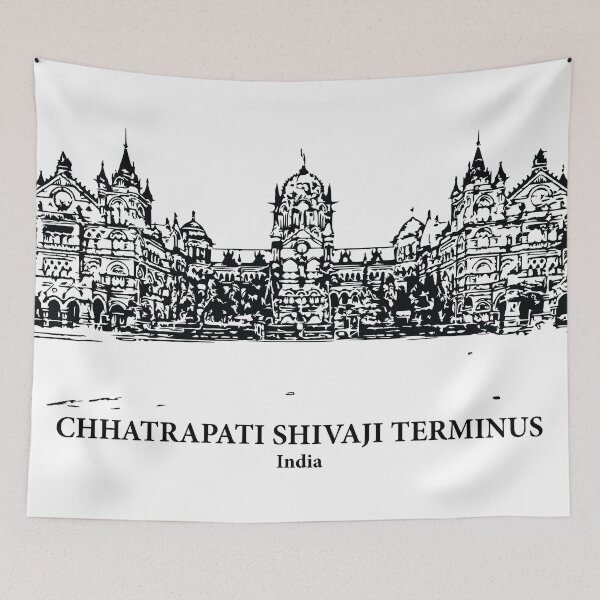Item preview, Chhatrapati Shivaji Terminus - India designed and sold by Lakeric Cityscapes.