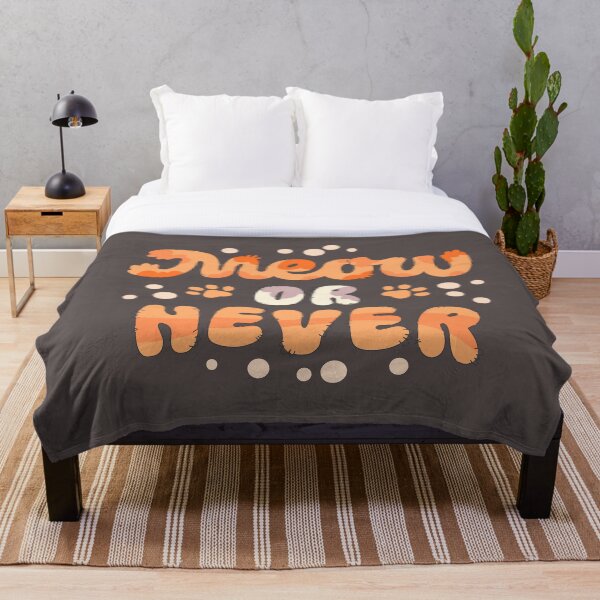 Item preview, Meow or Never designed and sold by LettersCraft.