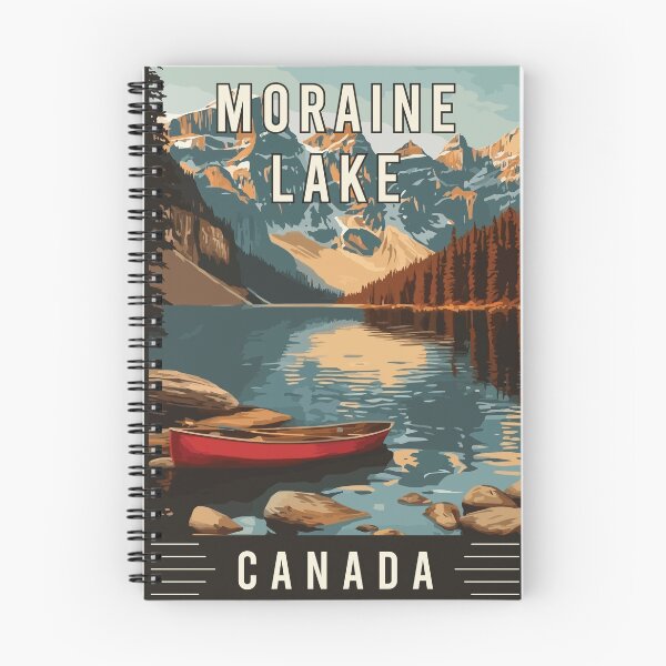 Item preview, Discover Moraine Lake in Canada Banff National Park Scene - Travel Art designed and sold by turtlestart.