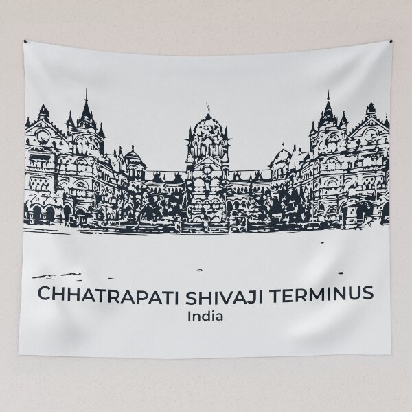 Item preview, Chhatrapati Shivaji Terminus - India designed and sold by Lakeric Cityscapes.