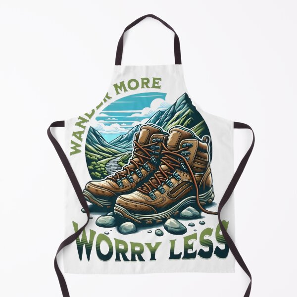 Item preview, Wander more, worry less, cool hiking designed and sold by Merchattack.