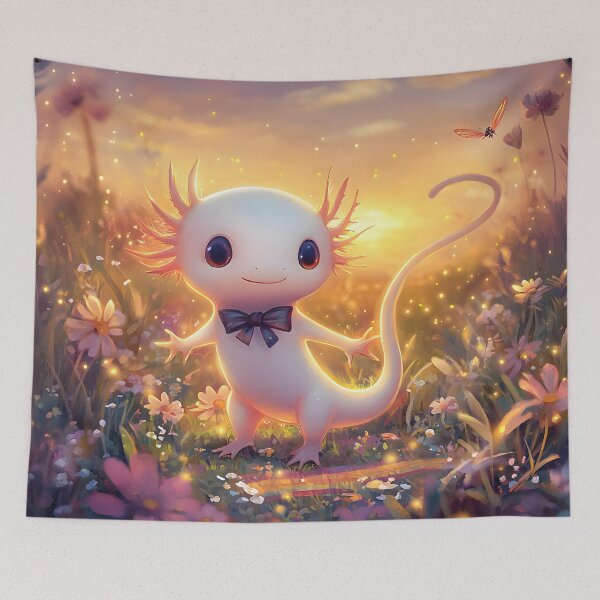 Item preview, Glow & Gills: The Magical Axolotl designed and sold by AI-Only Creations.