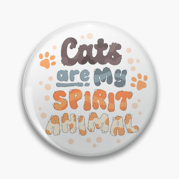 Item preview, Cats are my Spirit Animal designed and sold by LettersCraft.