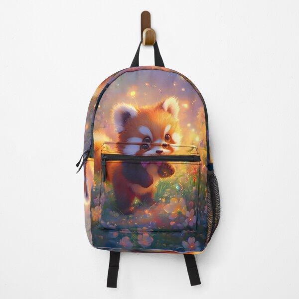 Item preview, Fluffy Red Panda's Twilight Adventure designed and sold by AI-Only Creations.