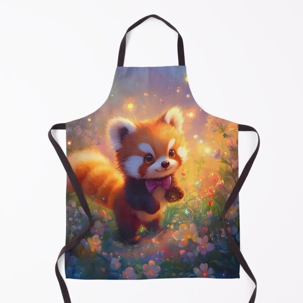 Item preview, Fluffy Red Panda's Twilight Adventure designed and sold by AI-Only Creations.