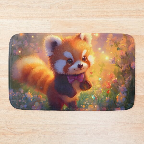 Item preview, Fluffy Red Panda's Twilight Adventure designed and sold by AI-Only Creations.