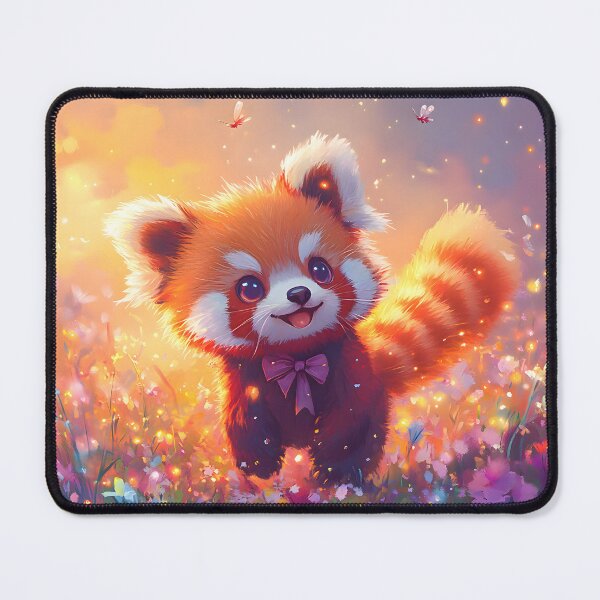 Item preview, Whimsical Red Panda’s Dreamy Stroll designed and sold by AI-Only Creations.