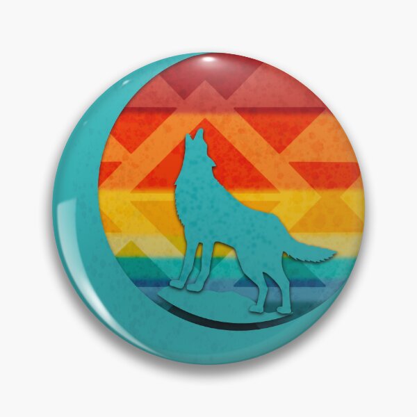 Item preview, Wolf and Crescent Moon on Full Background  designed and sold by Wayne Young Arts.