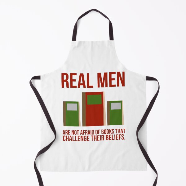 Item preview, Real men are not afraid of books designed and sold by Rachel the Artist .