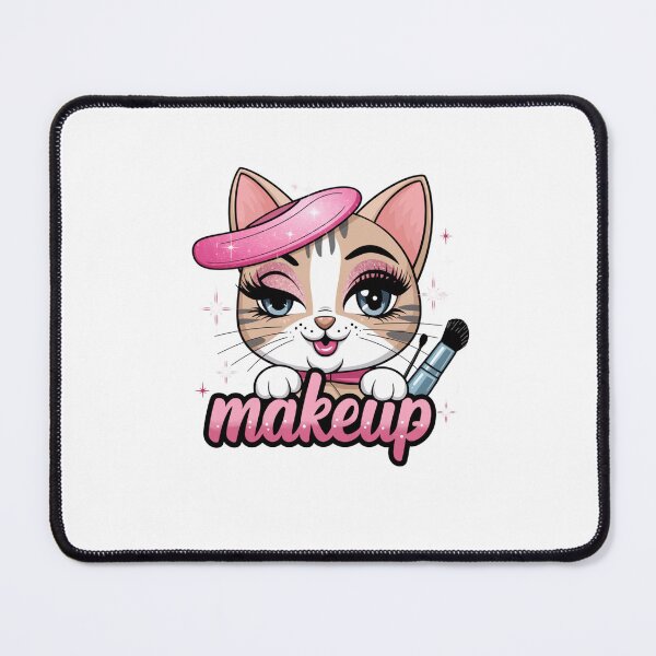 Item preview, Cute cat wearing makeup designed and sold by Mateusz Majcherek.