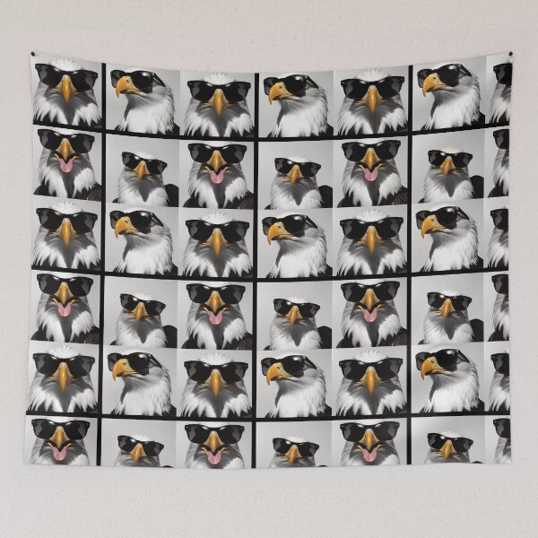 Item preview, Eagle in Shades: Photo Booth Edition designed and sold by FaeryNuff.
