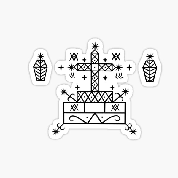 Baron Samedi Veve Sticker