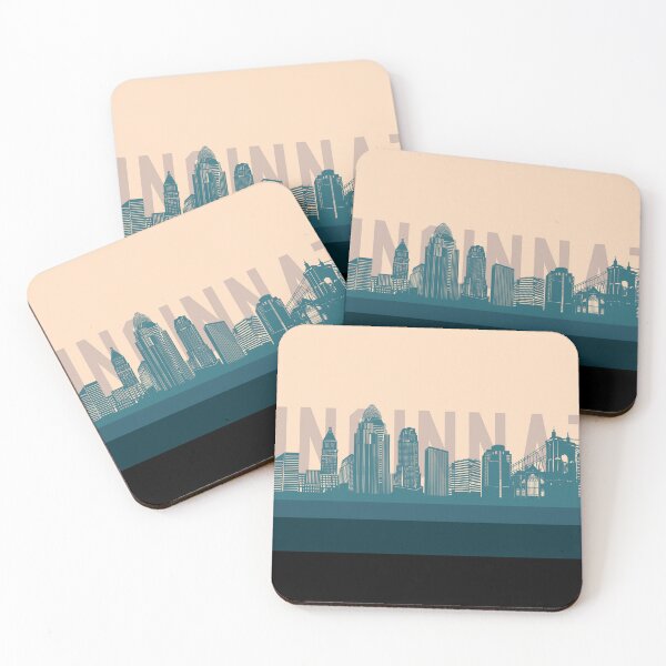 Item preview, cincinnati skyline designed and sold by BekimART2.