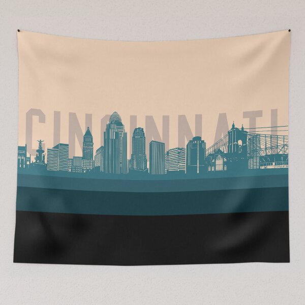 Item preview, cincinnati skyline designed and sold by BekimART2.