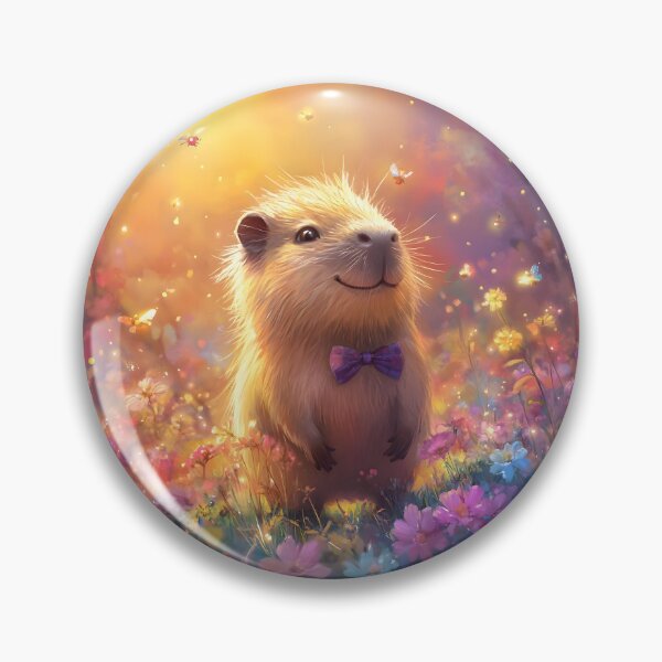 Item preview, Magical Capybara Stroll designed and sold by AI-Only Creations.