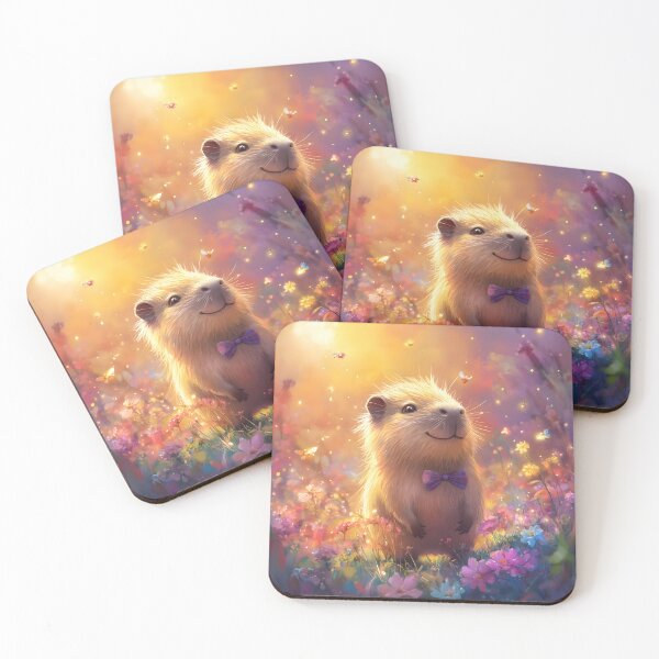 Item preview, Magical Capybara Stroll designed and sold by AI-Only Creations.