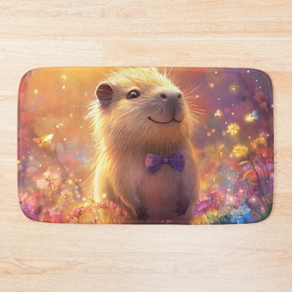 Item preview, Magical Capybara Stroll designed and sold by AI-Only Creations.