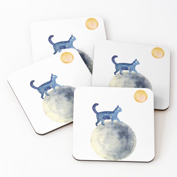 Item preview, Cat on the Moon designed and sold by Sisters of the Sun.