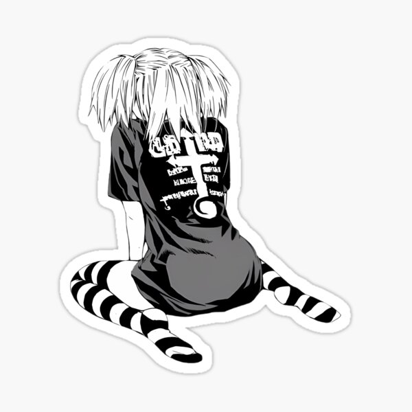 Item preview, Gothic Anime Girl – Dark Aesthetic Inspired by Misa Amane designed and sold by OnyxTown.