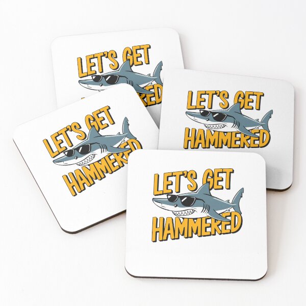 Item preview, lets get hammered hammerhead shark designed and sold by Mateusz Majcherek.