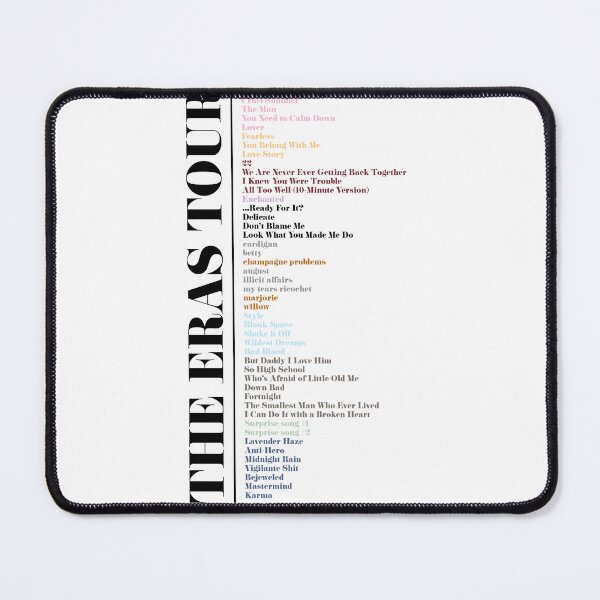 Item preview, eras tour UPDATED SETLIST designed and sold by Moonlight Boy.