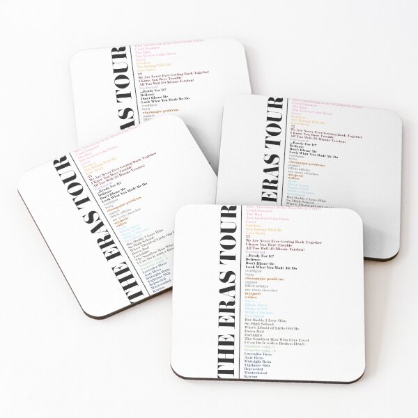 Item preview, eras tour UPDATED SETLIST designed and sold by Lautaro B.