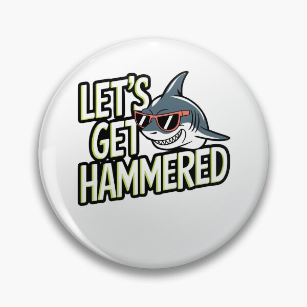 Item preview, lets get hammered hammerhead shark designed and sold by Mateusz Majcherek.