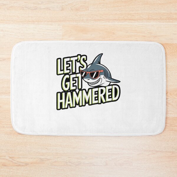Item preview, lets get hammered hammerhead shark designed and sold by Mateusz Majcherek.