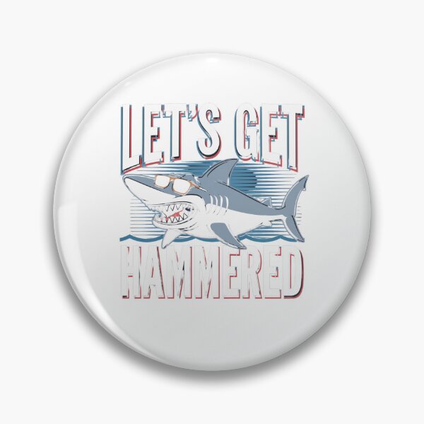 Item preview, lets get hammered hammerhead shark designed and sold by Mateusz Majcherek.