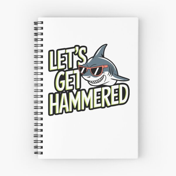Item preview, lets get hammered hammerhead shark designed and sold by Mateusz Majcherek.