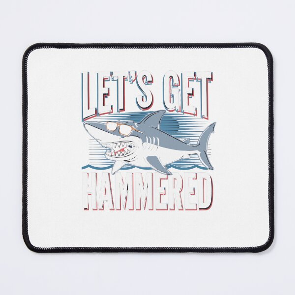 Item preview, lets get hammered hammerhead shark designed and sold by Mateusz Majcherek.
