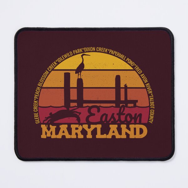 Item preview, Easton Maryland Sunset Retro Local Pride Logo designed and sold by CRHPOD20.