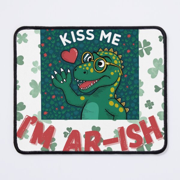 Item preview, Kiss Me, I’m Ar-ish – Irish Dragon Power! designed and sold by Vivid Art Zone.