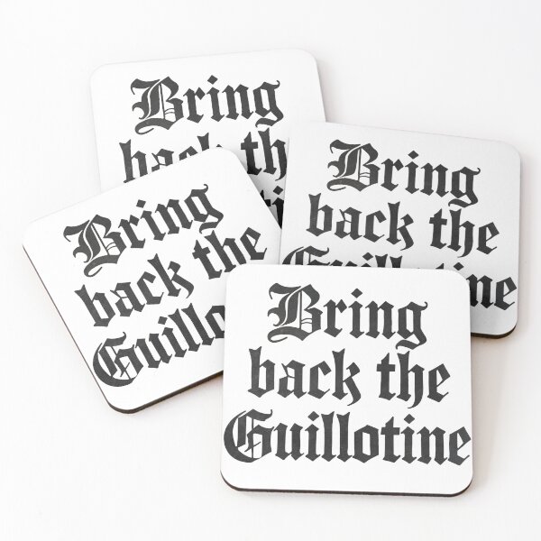 Item preview, Bring Back The Guillotine Stickers designed and sold by Chrisjeffries24.