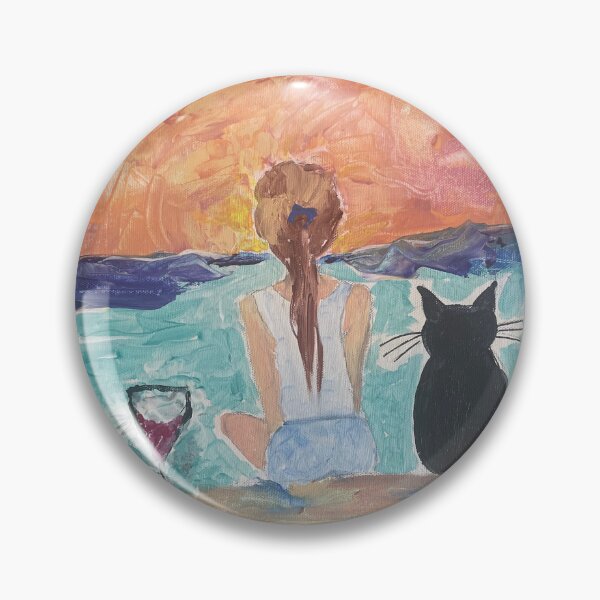 Item preview, Cat and me by the sea designed and sold by Kazart1.