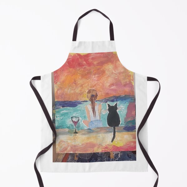 Item preview, Cat and me by the sea designed and sold by Kazart1.