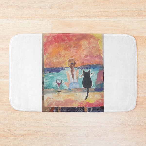Item preview, Cat and me by the sea designed and sold by Kazart1.