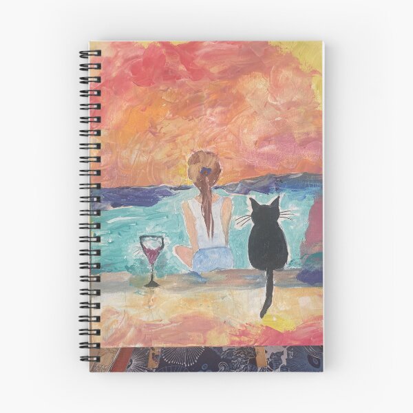 Item preview, Cat and me by the sea designed and sold by Kazart1.