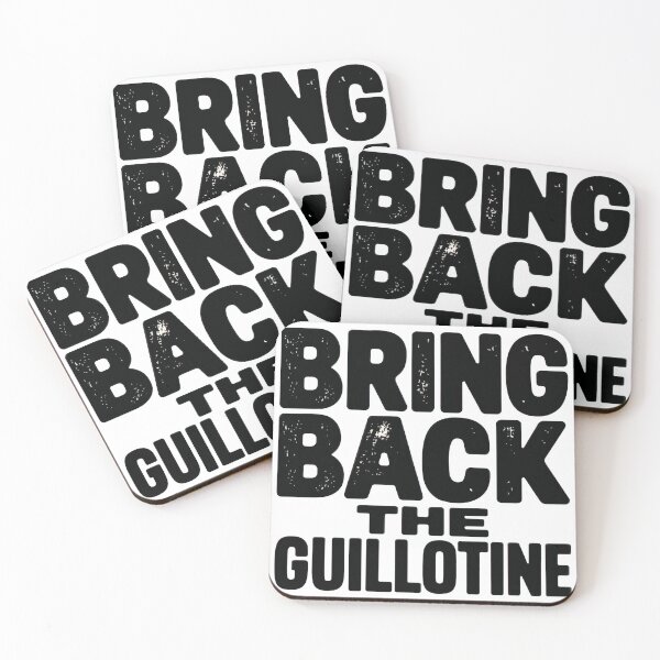 Item preview, Bring Back The Guillotine Stickers designed and sold by Chrisjeffries24.
