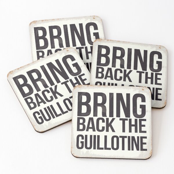Item preview, Bring Back The Guillotine Stickers designed and sold by Chrisjeffries24.