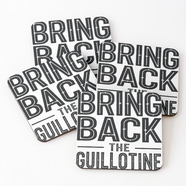 Item preview, Bring Back The Guillotine Stickers designed and sold by Chrisjeffries24.