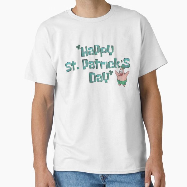 Vista previa del artículo con la obra «happy st. patrick's day | patrick star», diseñado y vendido por iremisqueira.