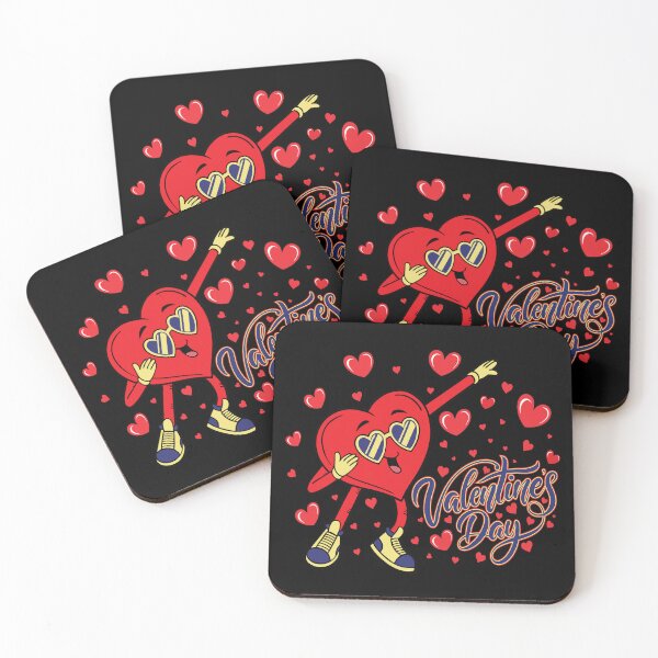 Item preview,  VALENTINE'S DAY - FUNNY-DANCER RED HEART -TEXT- TYPOGRAPHY   designed and sold by Gihan-Design.