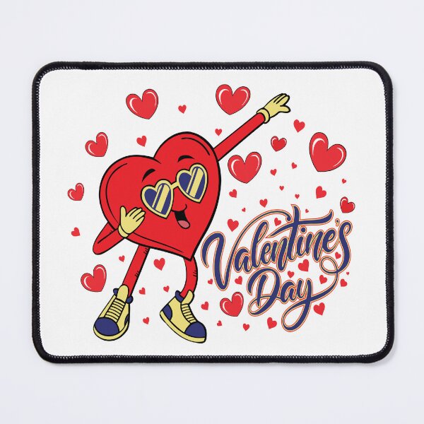 Item preview, VALENTINE'S DAY - FUNNY-DANCER RED HEART -TEXT- TYPOGRAPHY designed and sold by Gihan-Design.