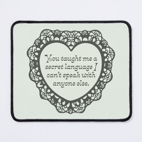 Item preview, 'Secret Language' Valentine designed and sold by justswemothings.